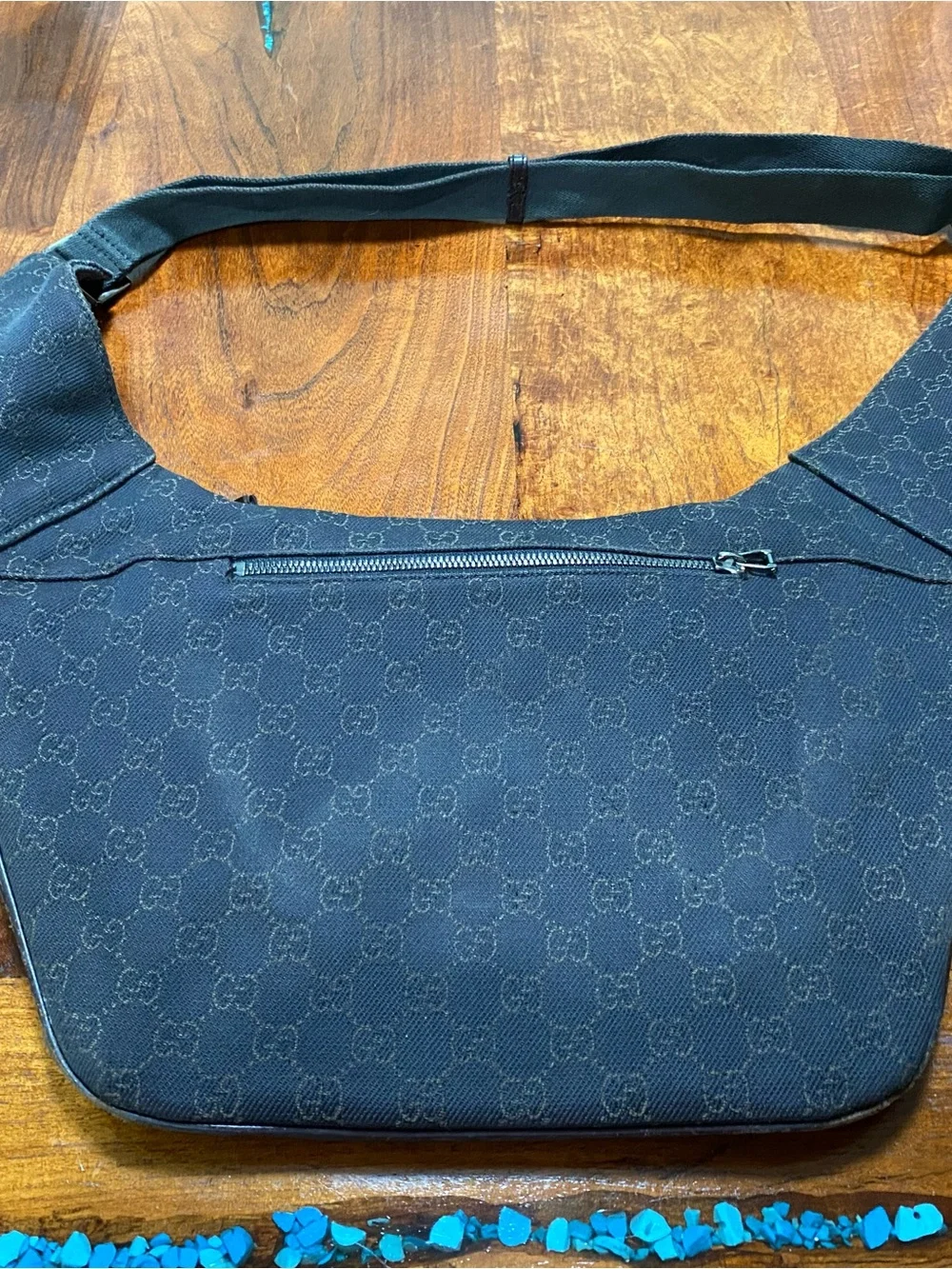 Gucci Brown Canvas and Leather Shoulder Sling bag/crossbody